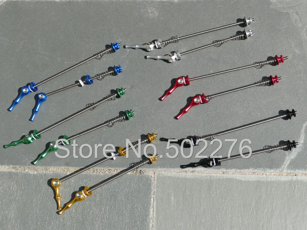 

50g titanium skewers 100mm / 130mm 135mm road bike MTB TI skewer quick release,free shipping