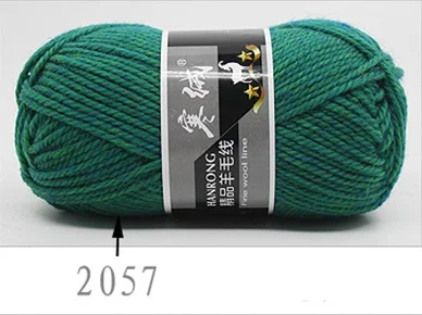 Mylb высокое качество 5 шт = 500 г 60 окрашенная шерсть мериноса вязаная пряжа для вязания крючком свитер шарф свитер защита окружающей среды - Цвет: 57