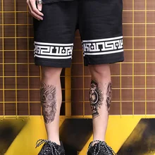 Высокая улица, свободный кантри tide, национальный тренд, мужской уличный танец, повседневные шорты с буквами