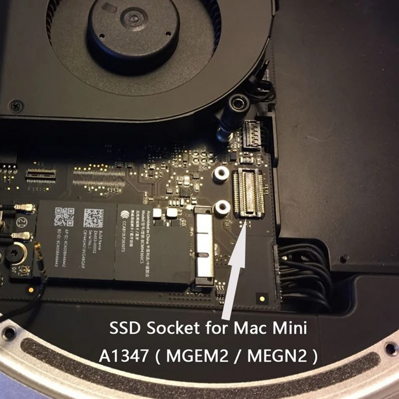 M.2 NGFF M-Key NVME AHCI SSD PCI-E x4 x2 конвертер карта адаптер рейзер для Macbook Mini A1347 MEGEN2 MEGEM2 MEGEQ2 NVME SSD