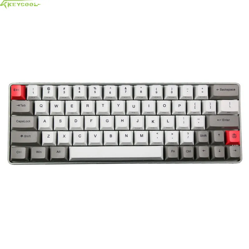 

Metal Shell GK64 Mini Mechanical Keyboard Custom Lights Directiion Key RGB Mechanical keyboard With Sublimation PBT Thick Keycap