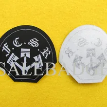 Минимальный заказ 1 шт. 80% вышитый белый плетеный патч