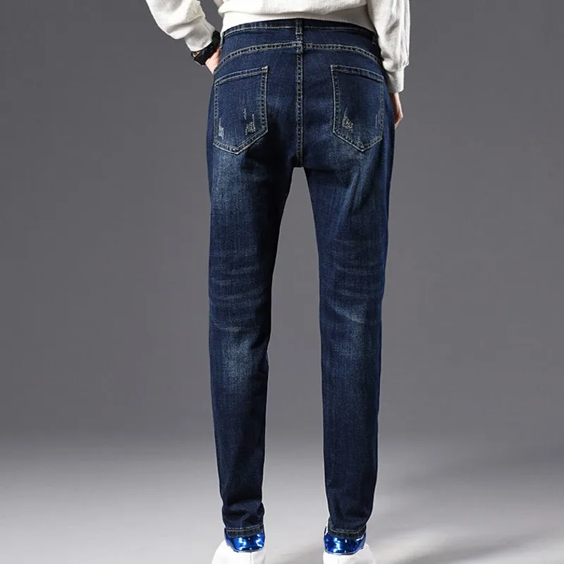 Tamaño Floral Harén Mujer De Otoño 26 Pantalones 40 Vaqueros Plus Suelto Elástico Skinny Blue 2019 Nuevo Bordado SwSnZrvx