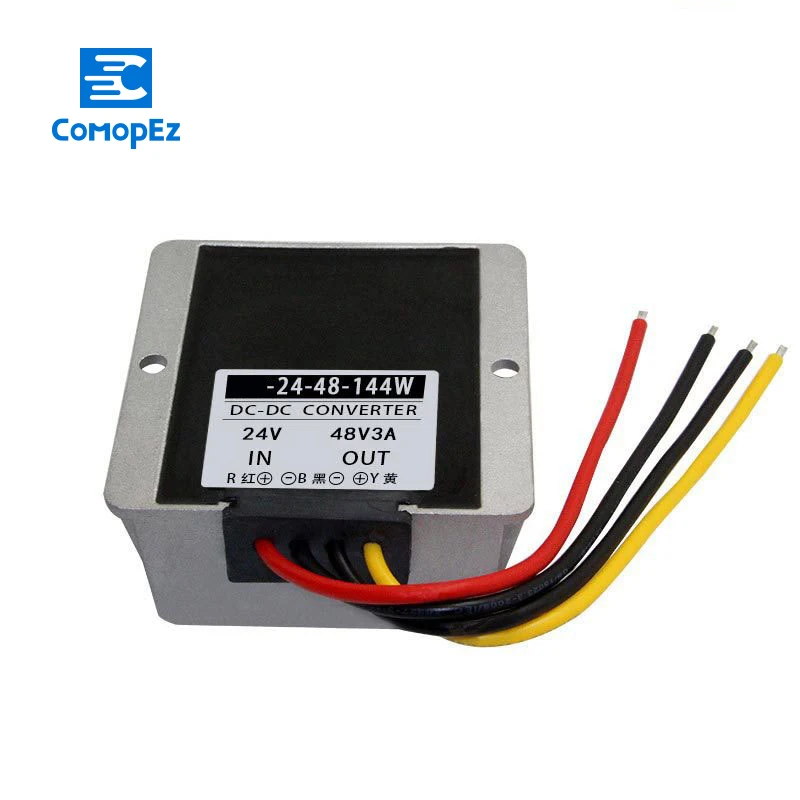 

Dc Converter 24V to 48V 3A 144W Power Module DC-DC Synchronous Rectifier DC 18-35V to 48V Booster Converters for Golf Carts