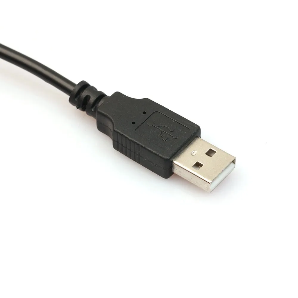 2 фута/60 см черный USB штекер к женскому удлинителю удлинитель для передачи данных M/F Кабель-адаптер заводская цена Прямая поставка