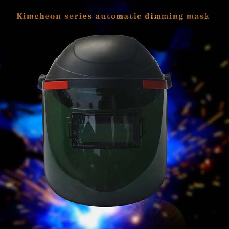 Солнечная автоматическая световая Затемняющая сварочная защитная маска с черным шлемом Автоматическая Затемняющая сварочная бленда безопасность аргон дуговая сварка