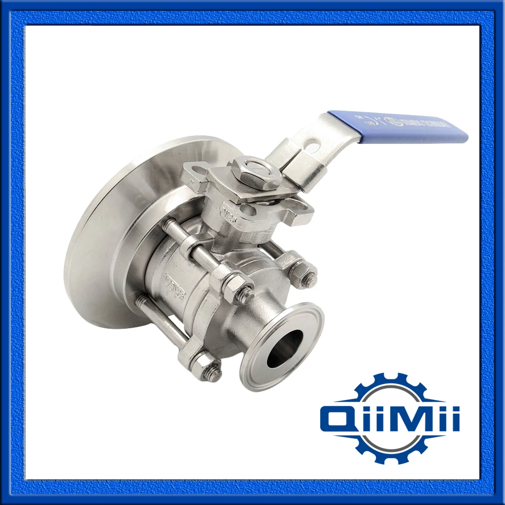 

Sanitary Stainless Steel SS304 DN32 Tank Bottom 3 Pieces Ball Valve