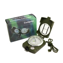 Открытый кемпинг компас для выживания военный Прицельный светящийся Lensatic водонепроницаемый компас геологический цифровой компас оборудование