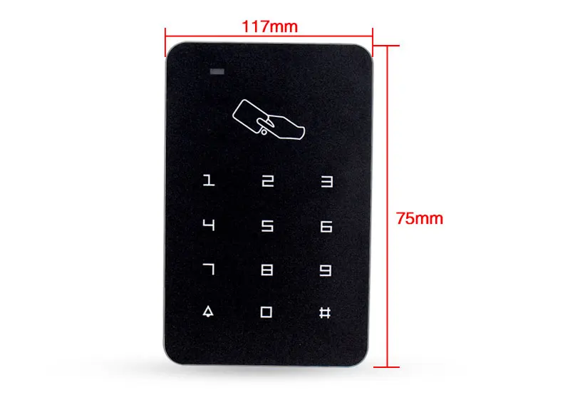 OBO HANDS 125khz RFID Keypad access control system digital keyboard door lock controller RFID card reader with 10pcs TK4100 keys