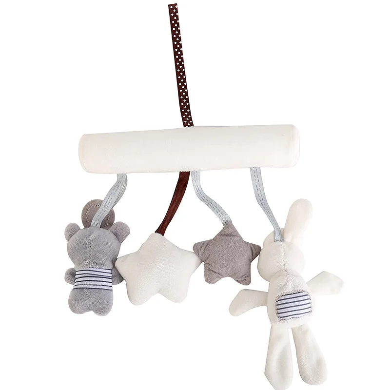 Детские Симпатичные Музыка Плюшевые Деятельности Кроватки Коляски Soft Toys Висит