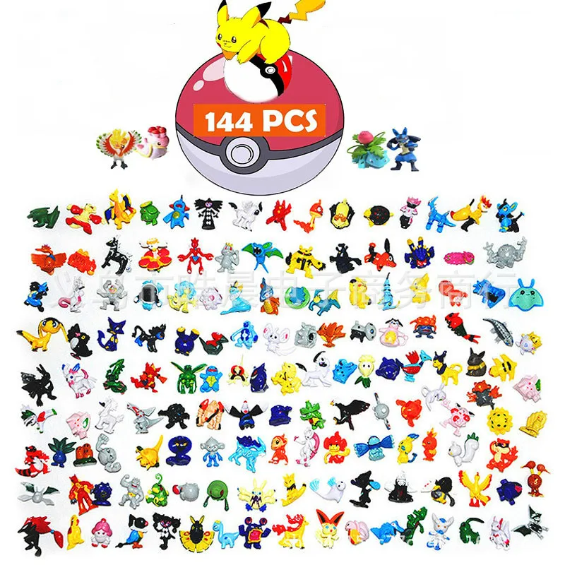2 5 см 3 Takara Tomy Покемон Пикачу 192 разных стилей 24 шт./упак. Новая коллекция кукол