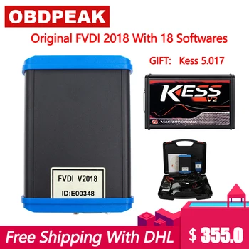 

Original FVDI 2018 ABRITES Commander FVDI Full Version Cover All Functions of 2014 2015 with 18 Softwares DHL Free + Kess 5.017