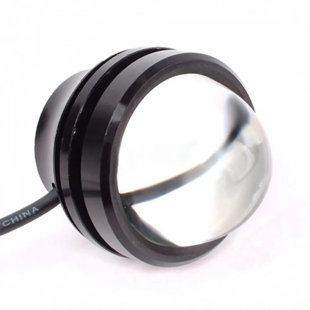 

15W Ultrabright Universal Car White LED Day time Running Light Crystal Eagle Eye Light with Lens