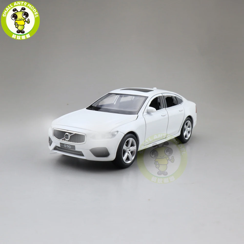 1/32 JACKIEKIM Volvo S90 литая модель автомобиля игрушки для детей Подарки для мальчиков девочек звуковое освещение