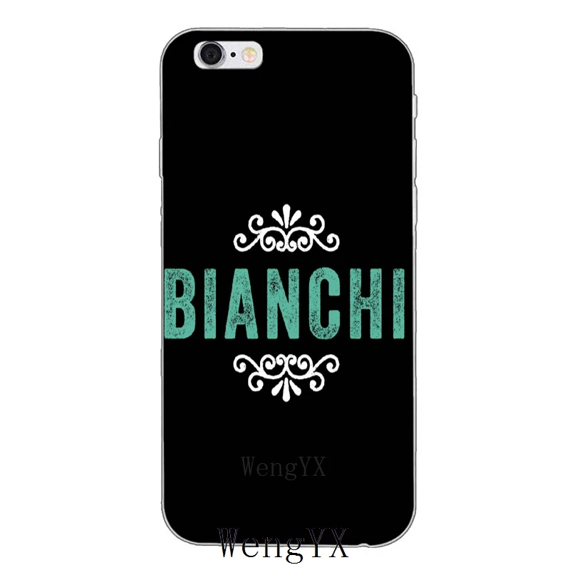 Bianchi велосипед логотип тонкий силиконовый мягкий чехол для телефона для Apple iPhone 4 4S 5 5S 5c SE 6 6s 7 8 plus X XR XS Max - Цвет: bianchi-bike-A-17