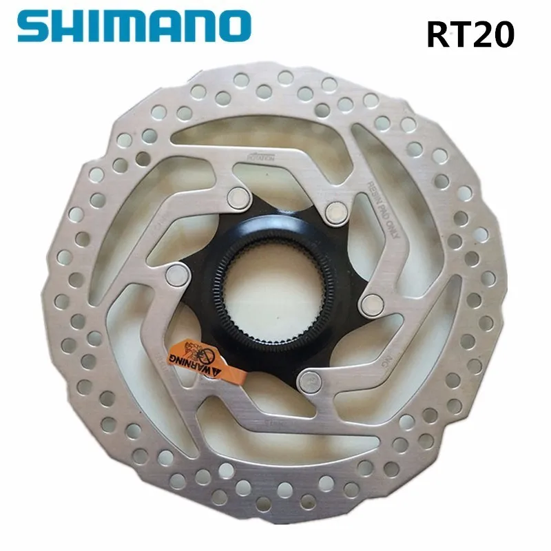 

Shimano RT20 SM-RT20 Disc Brake Rotor Stainless CentreLock Mount 6" 7" Inch 160mm 180mm