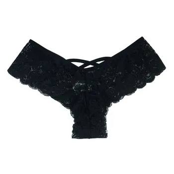 

Sexy Women Lace Flowers Low Waist Underwear Panties G-string Lingerie Thongs Drop Shipping