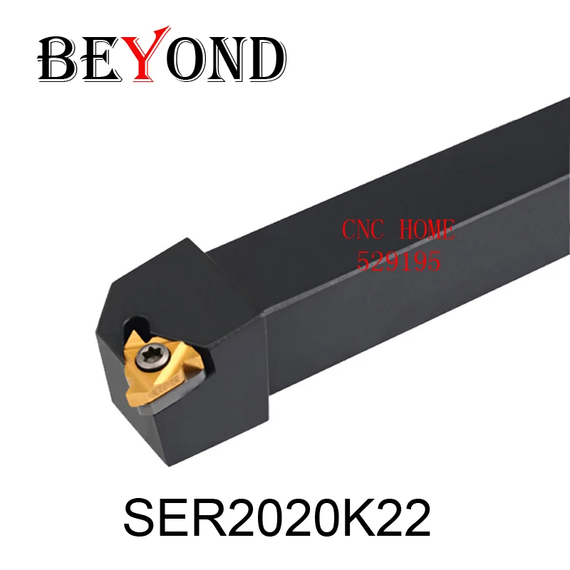 

BEYOND SER SEL SER2020 SER2020K22 SEL2020K22 Threading Turning Toolholder 22ER Carbide Inserts Lathe Cutter Tools Boring Bar CNC