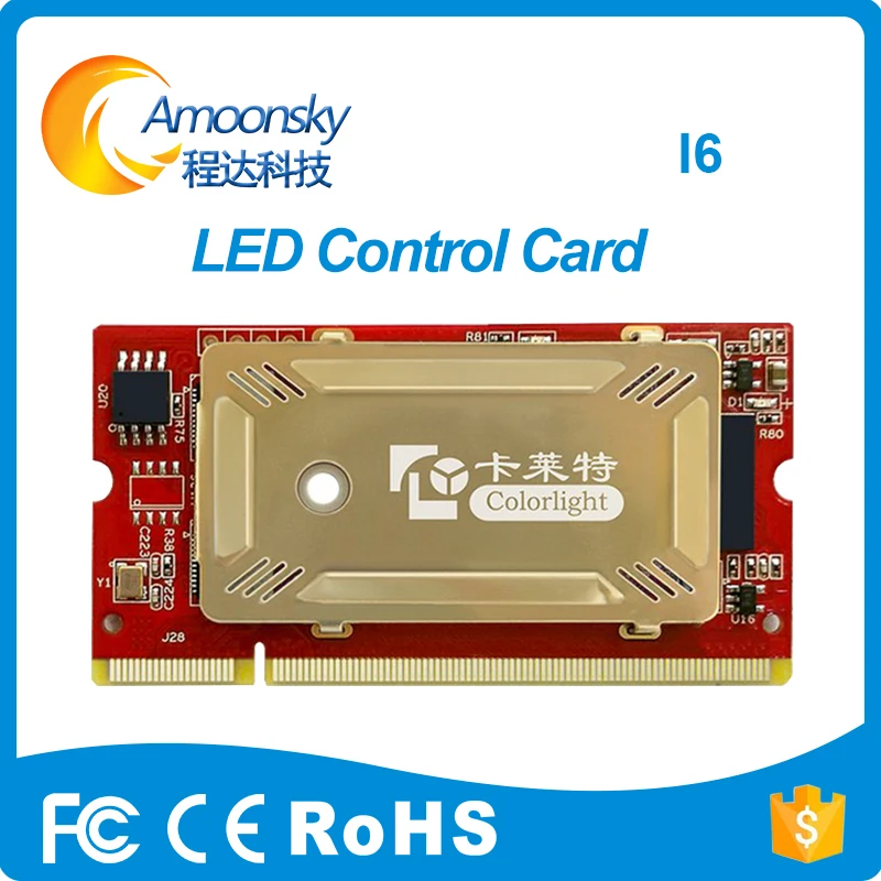 US $292.00 professional led advertising display usage colorlight i6 full color led receiving card