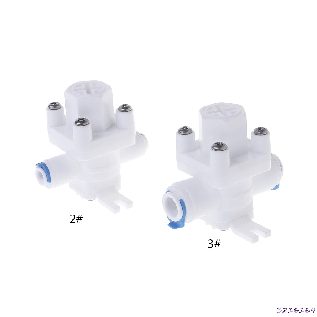 

Water Purifier Pressure Reducing Valve RO System 1/4" 3/8" Hose Quick Connector