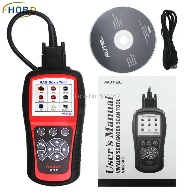 Prix pour Autel VAG 505 VAG505 Outil D'analyse Pour VW AUDI SEAT SKODA Tout Système DHL Livraison Gratuite Prix pour Autel VAG 505 VAG505 Outil D'analyse Pour VW AUDI SEAT SKODA Tout Système DHL Livraison Gratuite