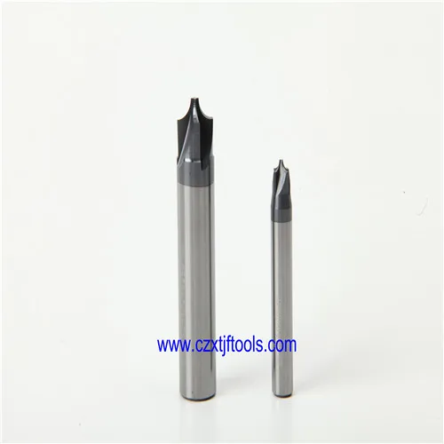 JF R1.5 * 1 5 D6 50 твердосплавная внутренняя угловая Концевая фреза TiAlN 45HRC[R1.5mm]|solid