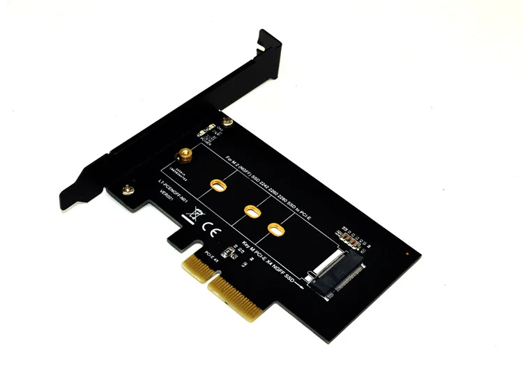 NGFF M.2 к PCI E 3 0 X4 конвертер карта M2 PCIe NVMe SSD M ключ слот адаптер Riser для 2230 2242