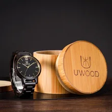 Bambou naturel En Bois Montre Brand new analogique hommes bois montre mince designer 2016 Sangle Japonais Mouvement Quartz Casual Montres