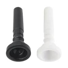 Durable ABS Plastic Musical Instrument Trumpet Mouthpiece for Trumpet Brass Woodwind Parts Replacement Access 2.61×0.98×0.98inch