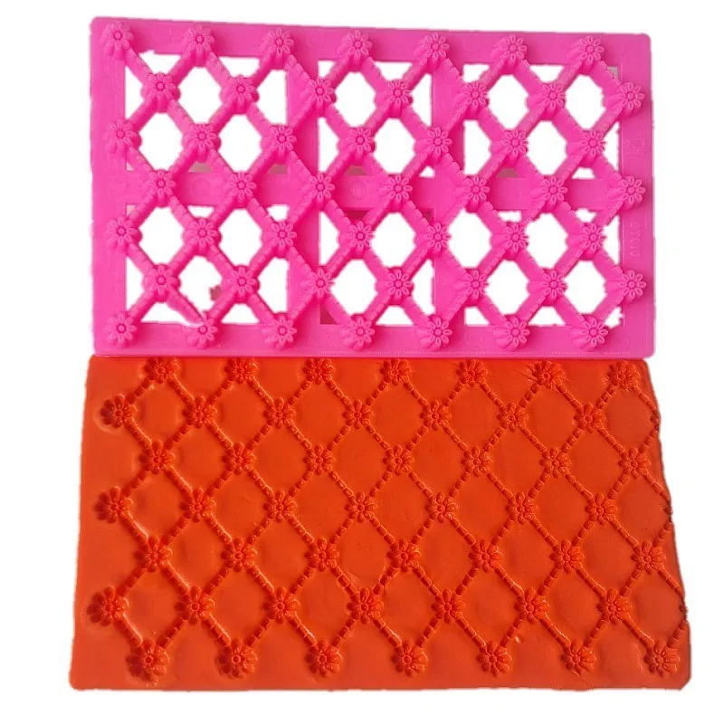 Buy 1PCS Flowers Shape Cake Fondant Cookie Embosser