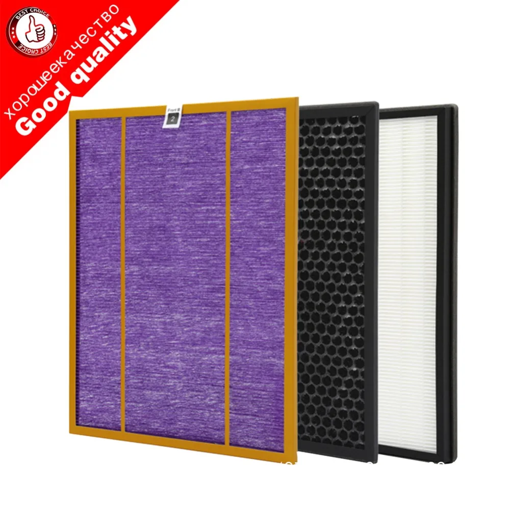 Online 3 unids lote ac4141 ac4143 ac4144 kit de filtro para Philips AC4072 AC4074 AC4083 AC4084 AC4085 AC4086 AC4014 ACP073 purificador de aire partes