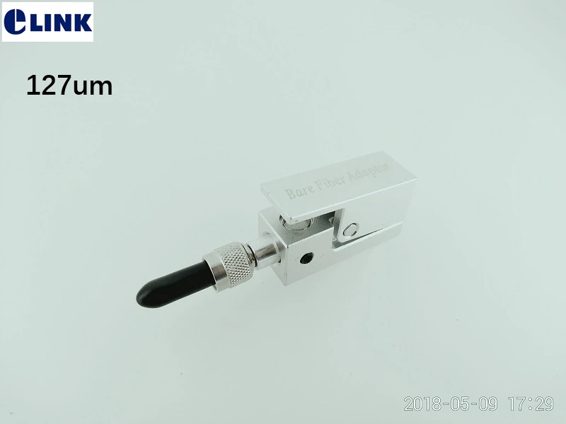 

SMA905 bare fiber adapter square type silver color metal SMA905 UPC bare optical fibre ftth coupler testing 127um ELINK 1pc