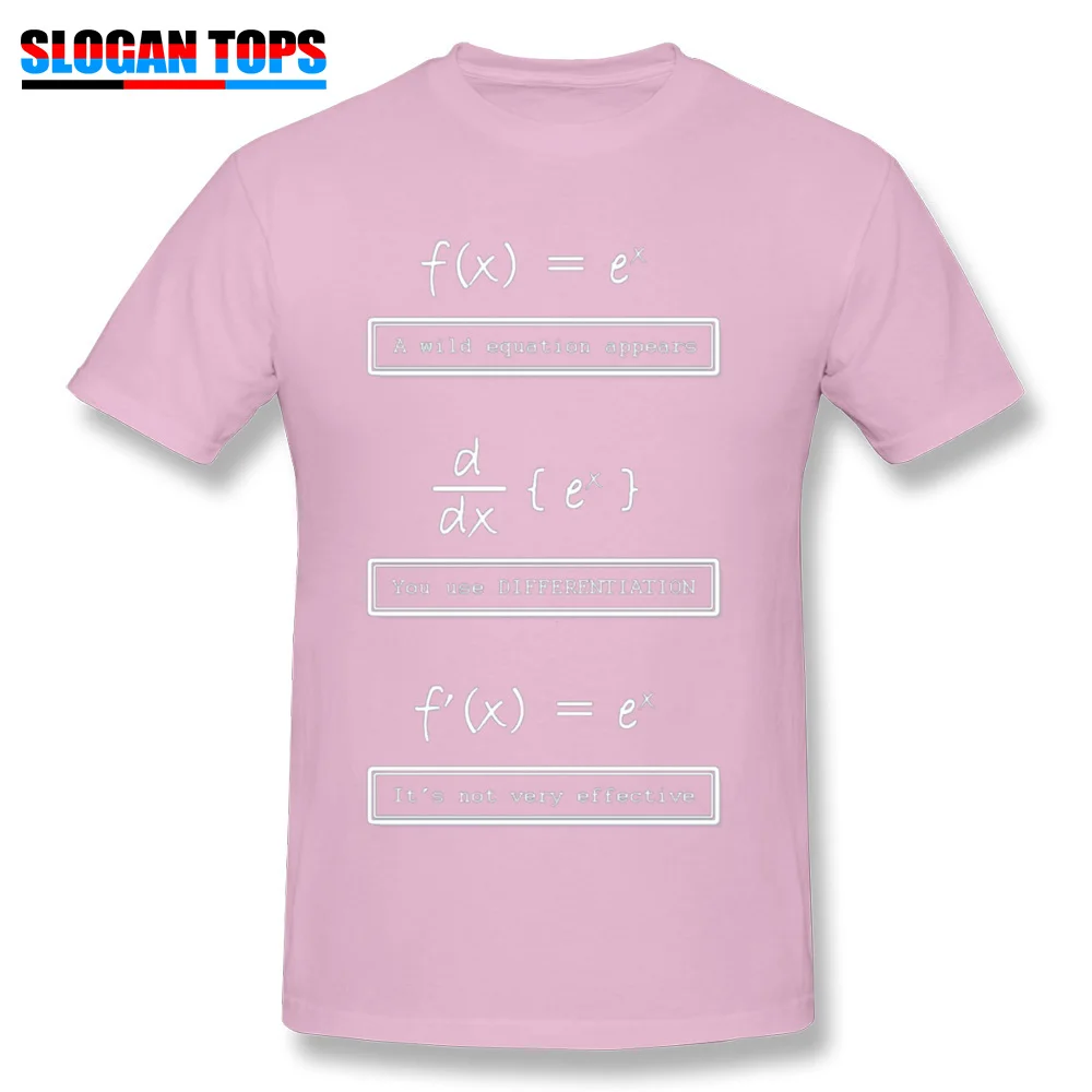 Group Fall Cotton O Neck T Shirt Short Sleeve Slim Fit Tops & Tees Fashion Casual Top T-shirts Wholesale Not Very Effective Maths Dark Shirt 19635 pink