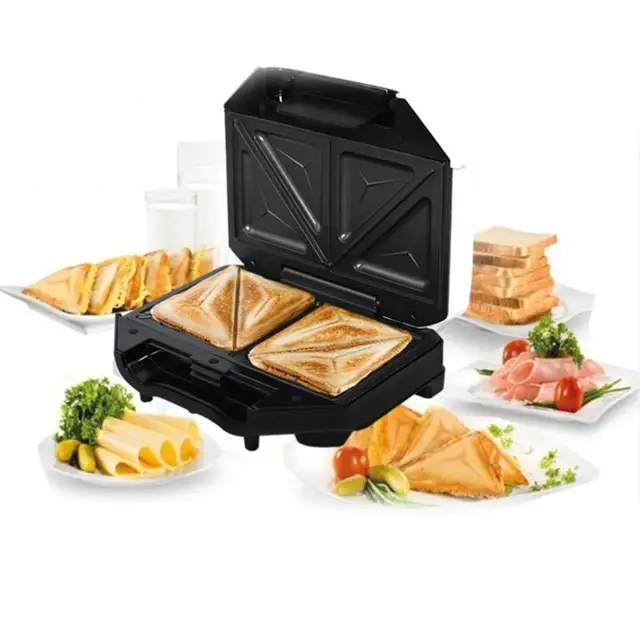 Best Offers Multi-functional Electric Sandwich Maker BBQ Grilling Plate Waffle Toaster Breakfast Machine Barbecue Oven EU Plug