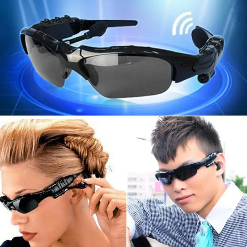Обновленные беспроводные наушники Bluetooth V4.1 стерео очки Спорт Музыка вождения солнцезащитные очки езда гарнитура наушники Ouvido