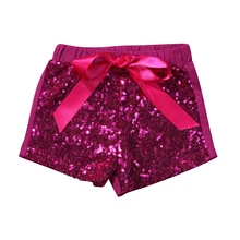 Одежда для маленьких девочек; вечерние хлопковые шорты с блестками и блестками; милые летние шорты для девочек; 3 цвета
