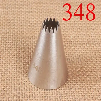 

4YANG 348 Piping Nozzle Cream Decorating Open Star Tip Pastry Tips Fondant Cake Decorating Sugarcraft Tool Baking & Pastry Tools