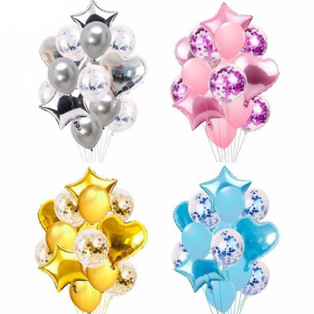 

Happy Birthday Balloons Birthday Party Decoration Kids Foil Balloons Latex Baloon Ballons Transparent Confetti Balloons Wedding