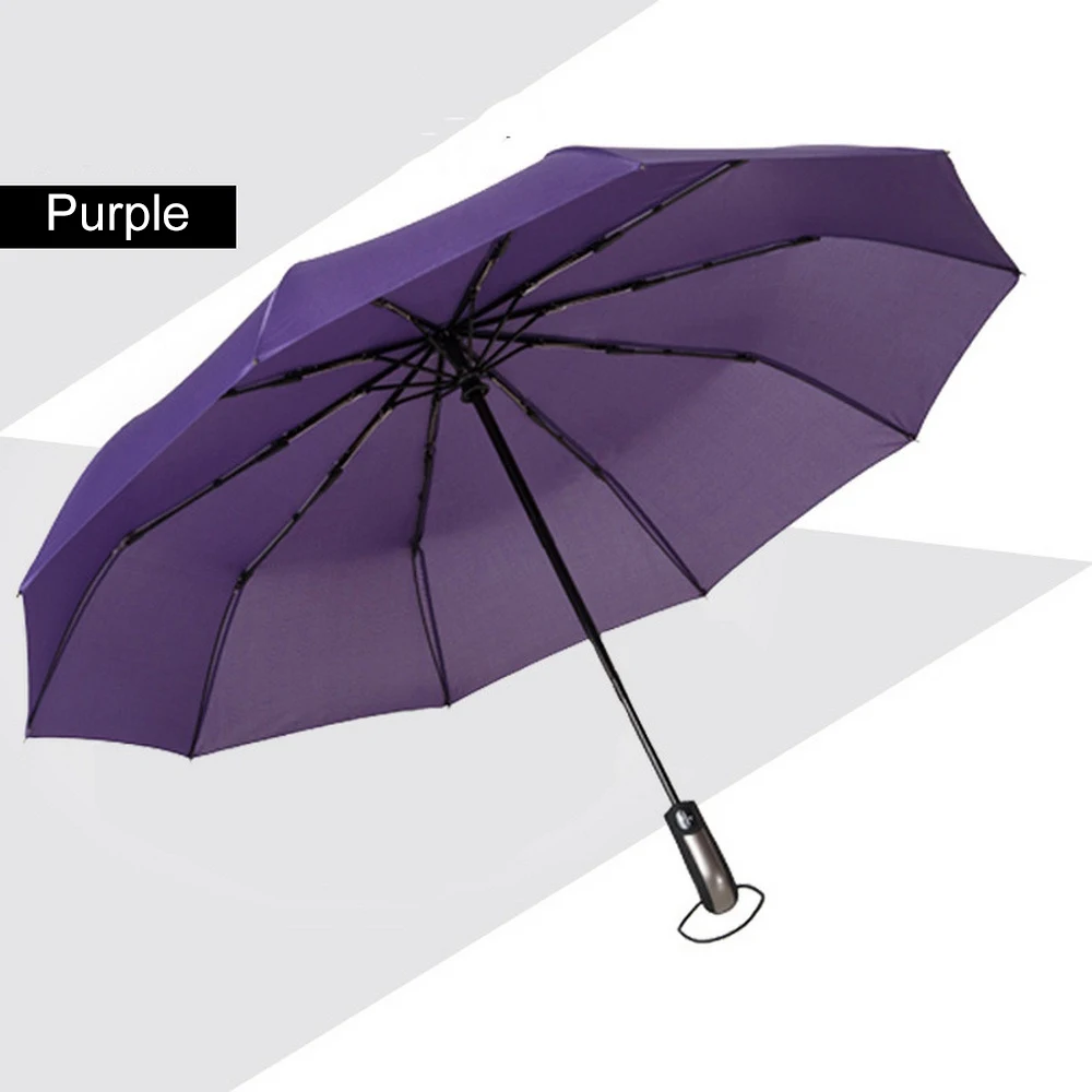 Purple Windproof Umbrella