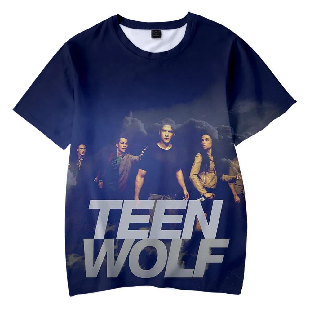 

New Cool Teen Wolf Cute Kid's t shirt 3d Children's wear boys/girls Fashion t shirt Classic suspense Teen Wolf 3D print tees