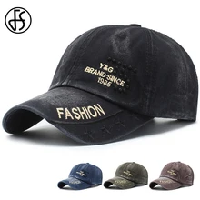 FS модная кепка для гольфа и бейсбола для мужчин и женщин джинсовая кепка с вышивкой буквами зимняя уличная Кепка Snapback черный синий