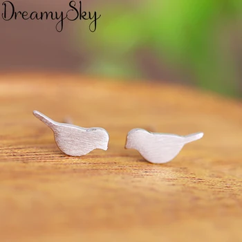 

Bijoux New Fashion Style 925 Sterling Silver Cute Bird Earrings For Women Fashion Pendientes Brincos Wholesale