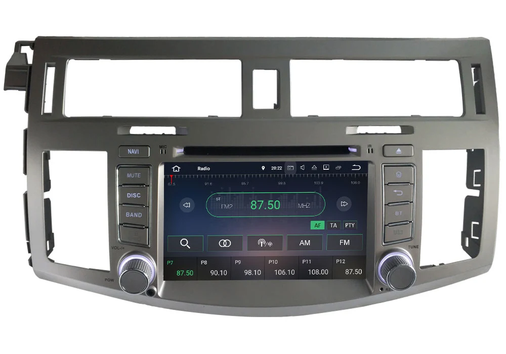 Perfect Octa Core 4GB RAM 32GB ROM 2 DIN 3G 4G WIFI GPS Android 8.0 Car Radio Stereo Player for Toyota Avalon 2005-2012 2