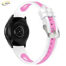 KINGBEIKE New Design Colorful Silicone Watchbands For Samsung Galaxy Smart Watch Band Replacement Bracelet Frontier Watch Strap