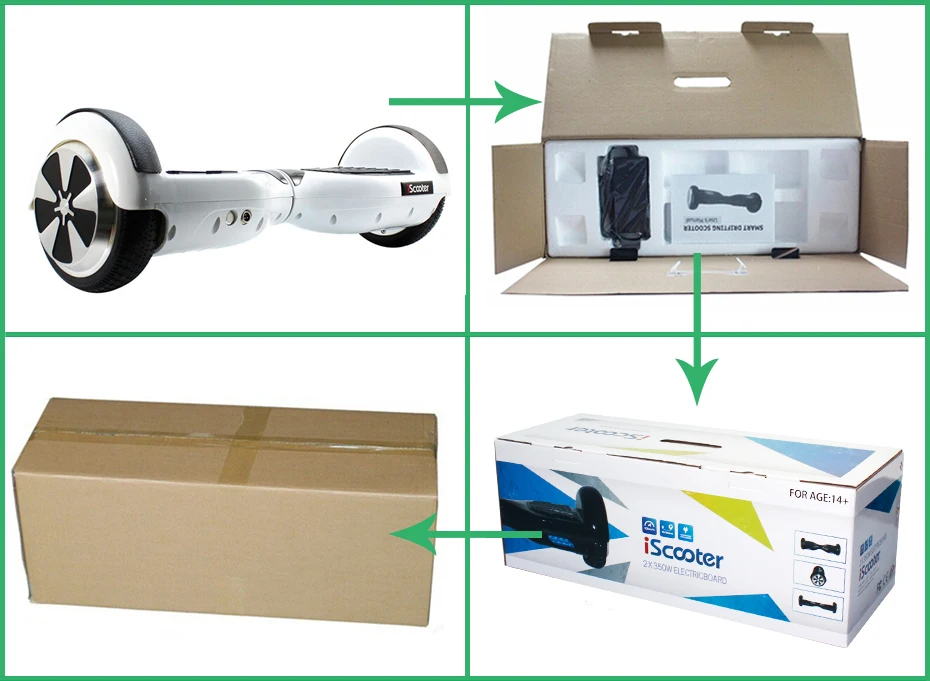 iScooter hoverboard UL2272 Bluetooth Electric Skateboard steering-wheel Smart 2 wheel self Balance Standing scooter hover board