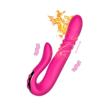 Smart Heating G spot Vibrator 360 Rotating Flexible Clitoris Stimulation Dildo Vibrators Female Masturbation Sex Toys for Women