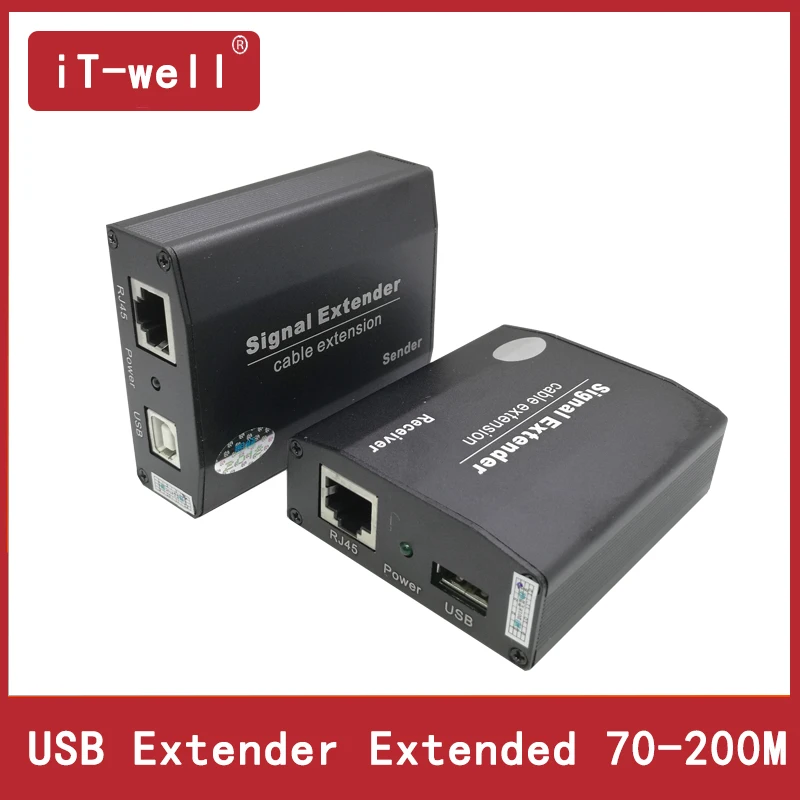 

USB Extender Adopt USB standard 1.1 protocol,Compatible with USB2.0 devices USB Repeater with Power USB-1801H