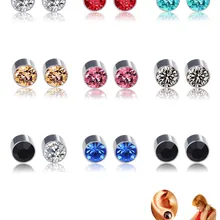 1 пара магнитотерапевтических сережек для потери веса для женщин, здоровые стимулирующие акупунктурные точки, здоровые сережки-гвоздики, био в ушах, для похудения