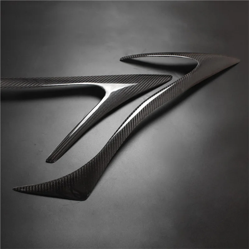 Углеродное волокно фары крышка брови век отделка стикер для Chevrolet Cruze