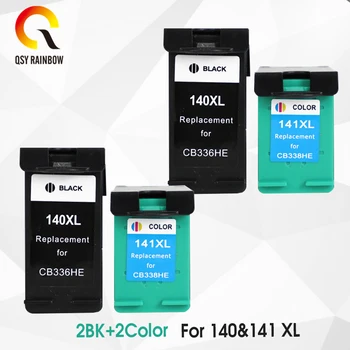 

QSYRAINBOW hot sale Replacement for hp140XL 141XL Ink Cartridge for HP 140 141 HP140 for Photosmart C4583 C4283 C4483 C5283